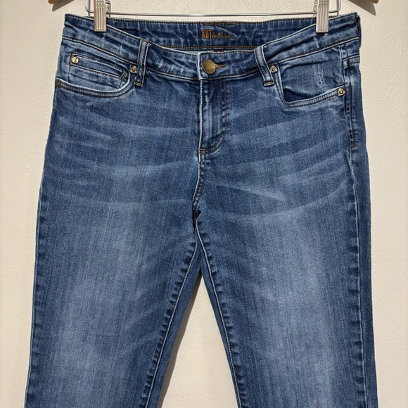 Kut Kloth Mid Rise Straight Jeans Size 8 - Picture 2 of 6